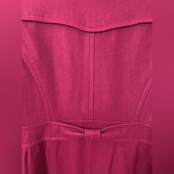 NWT Early 2000s Giacca Wool Peacoat Currant M - Picture 5 of 7